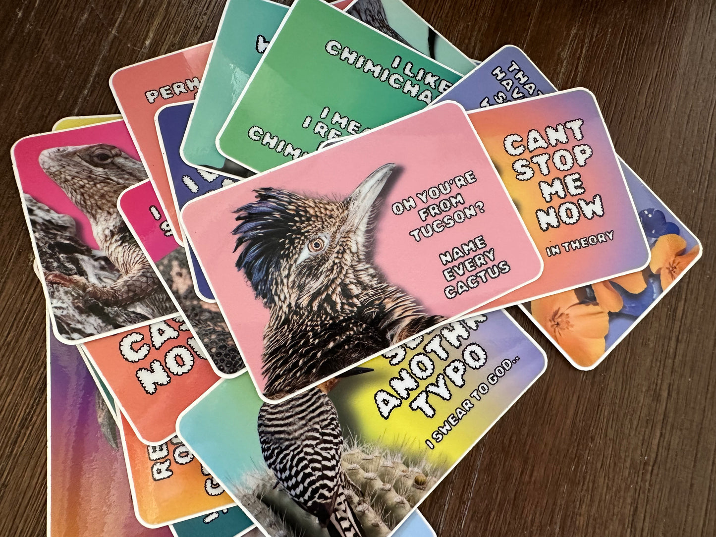 Oh you're from Tucson? Name every cactus. (3x2 Rectangular Sticker) Tucson, Arizona Gift