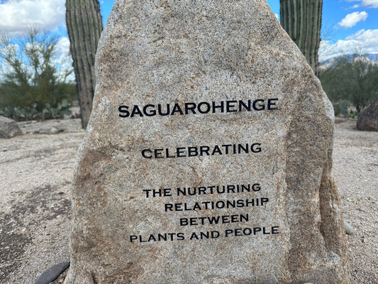 Saguarohenge: Celebrating the Nurturing Relationship Between Plants and People
