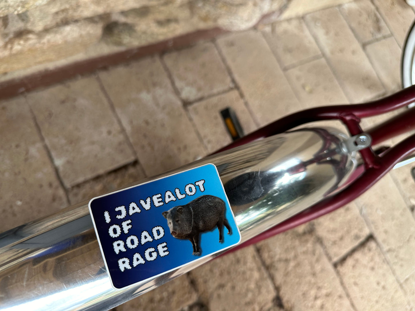 I javealot of road rage.  (3x2 Rectangular Sticker)